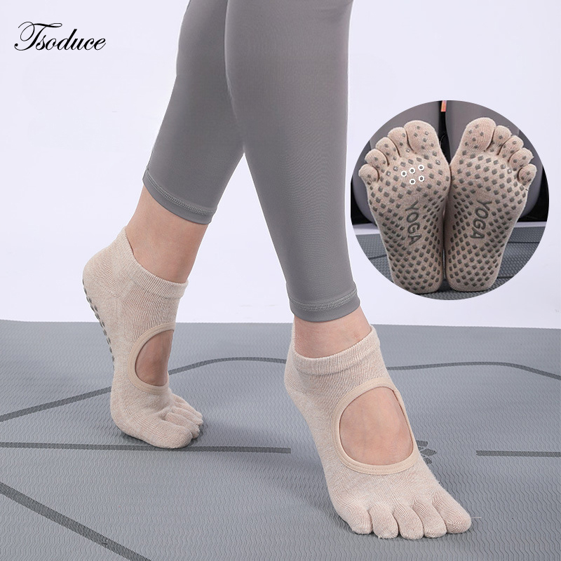 Trampoline Park Sock - المهنية اليوغا الجوارب سيليكون عدم الانزلاق