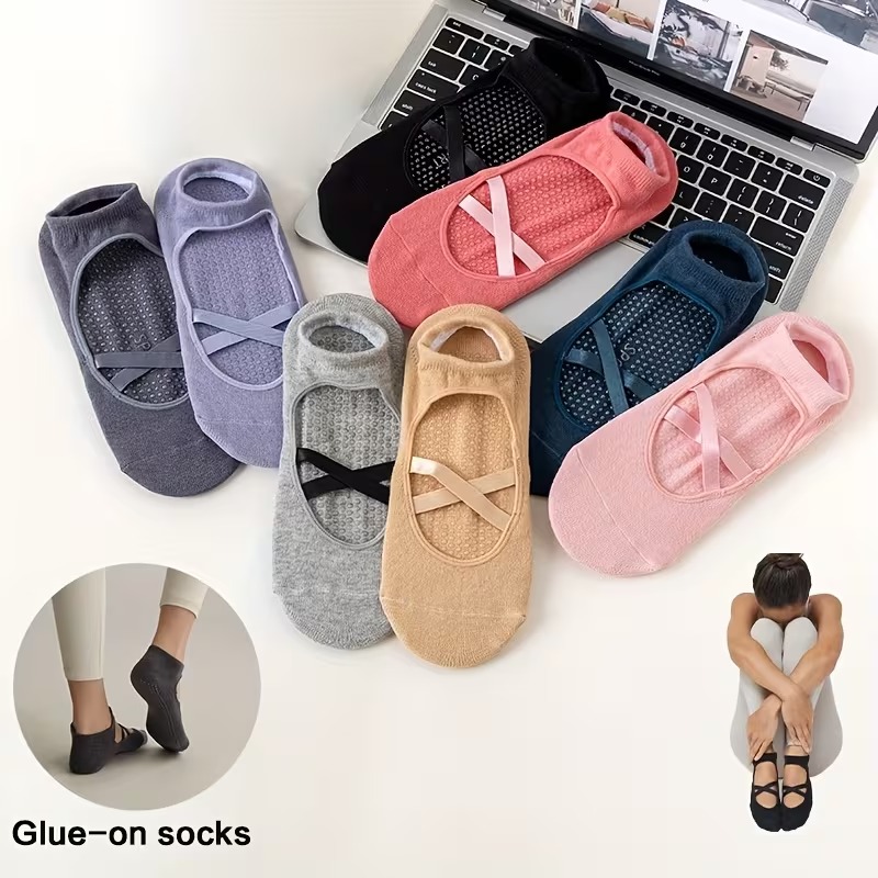 Trampoline Park Sock - 1-2 أزواج من جوارب اليوغا النسائية