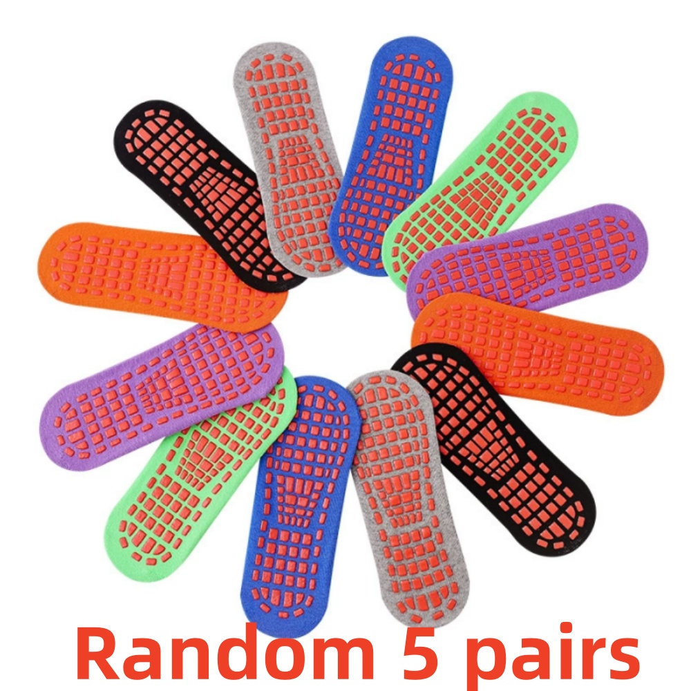 Trampoline Park Sock - 5 أزواج عشوائية من جوارب الترامبولين