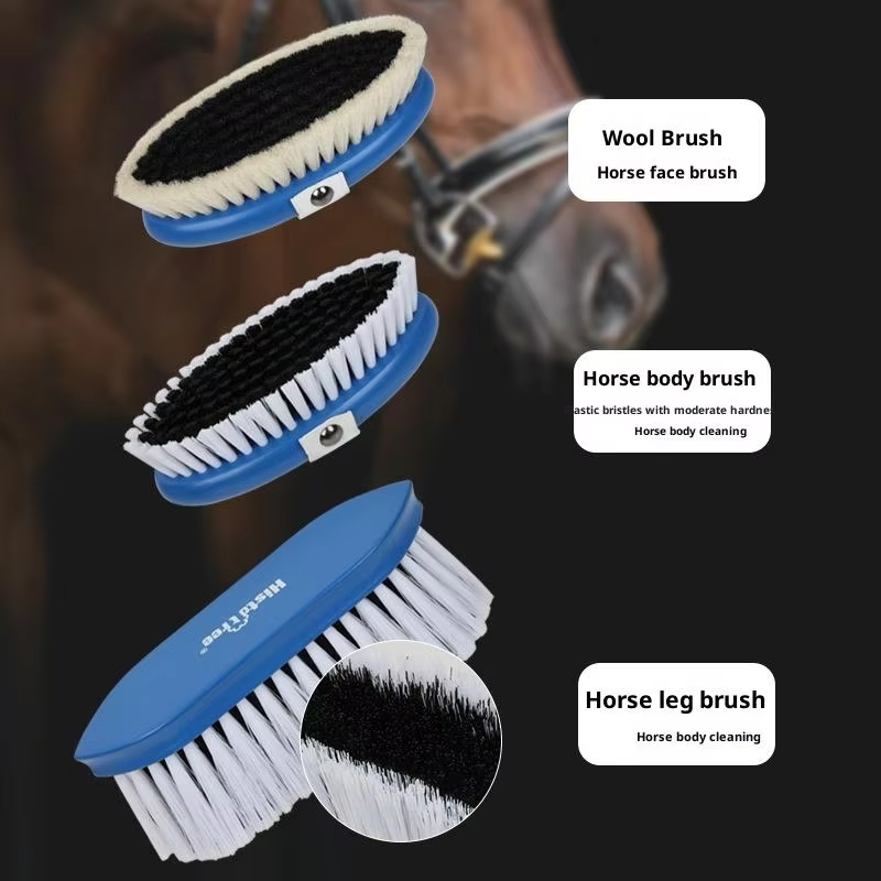 Grooming Kit Horse - مجموعة أدوات تنظيف الخيول الاحترافية، طقم