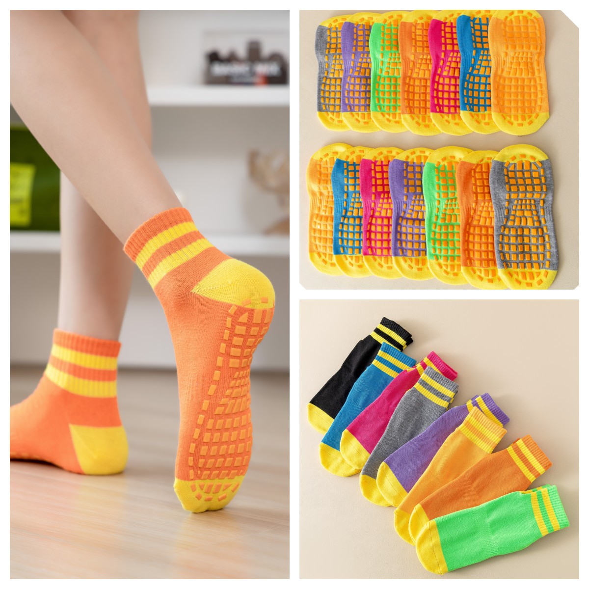 10 أزواج حزمة الترامبولين الجو - مراجعة Trampoline Park Sock وسعره