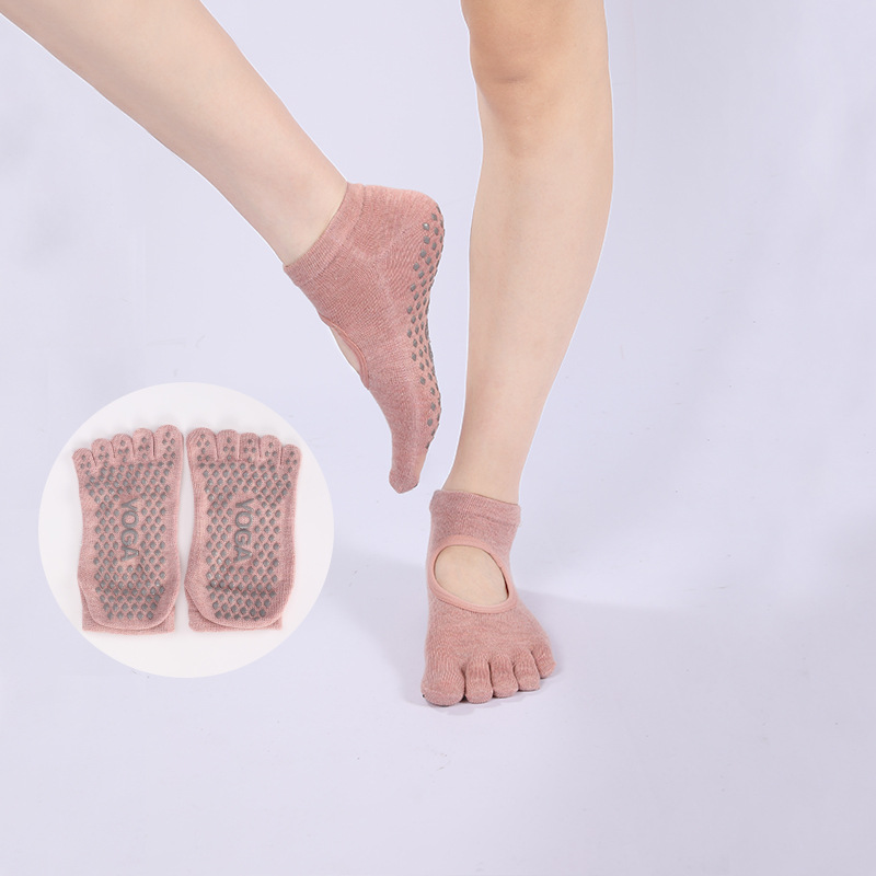 المهنية اليوغا الجوارب سيليكون - مراجعة Trampoline Park Sock وسعره