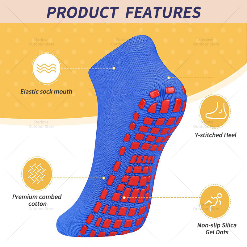 4 أزواج اليوغا بيلاتيس الترامب - مراجعة Trampoline Park Sock وسعره