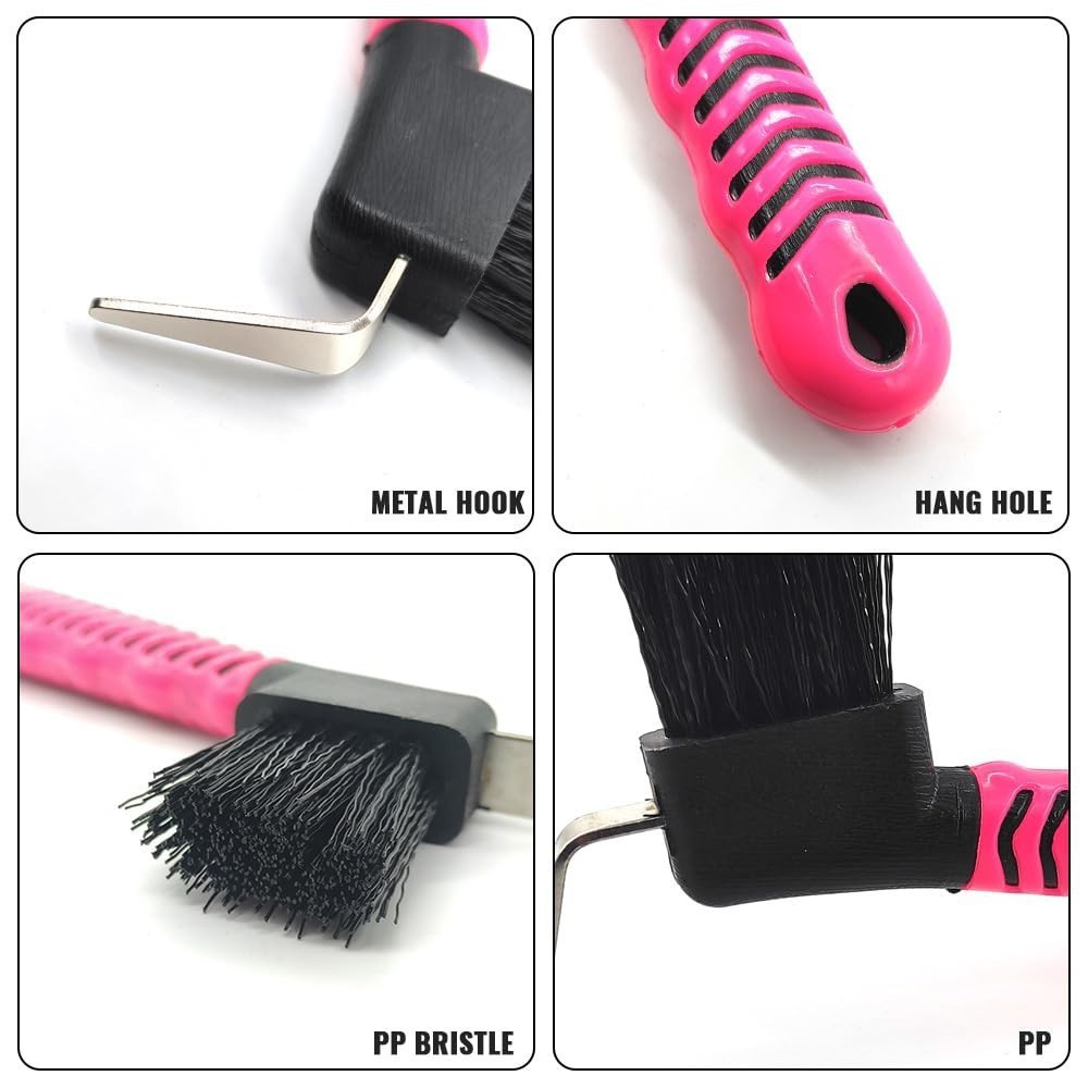 فرشاة تنظيف حوافر الخيول بمقبض - مراجعة Grooming Kit Horse وسعره