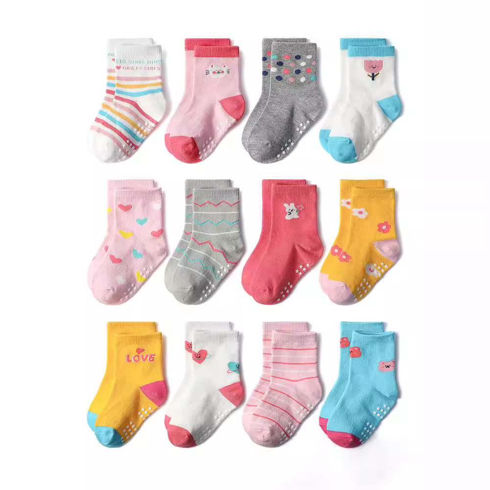 1/3/6/9/12 أزواج الاطفال الجوا - مراجعة Trampoline Park Sock وسعره