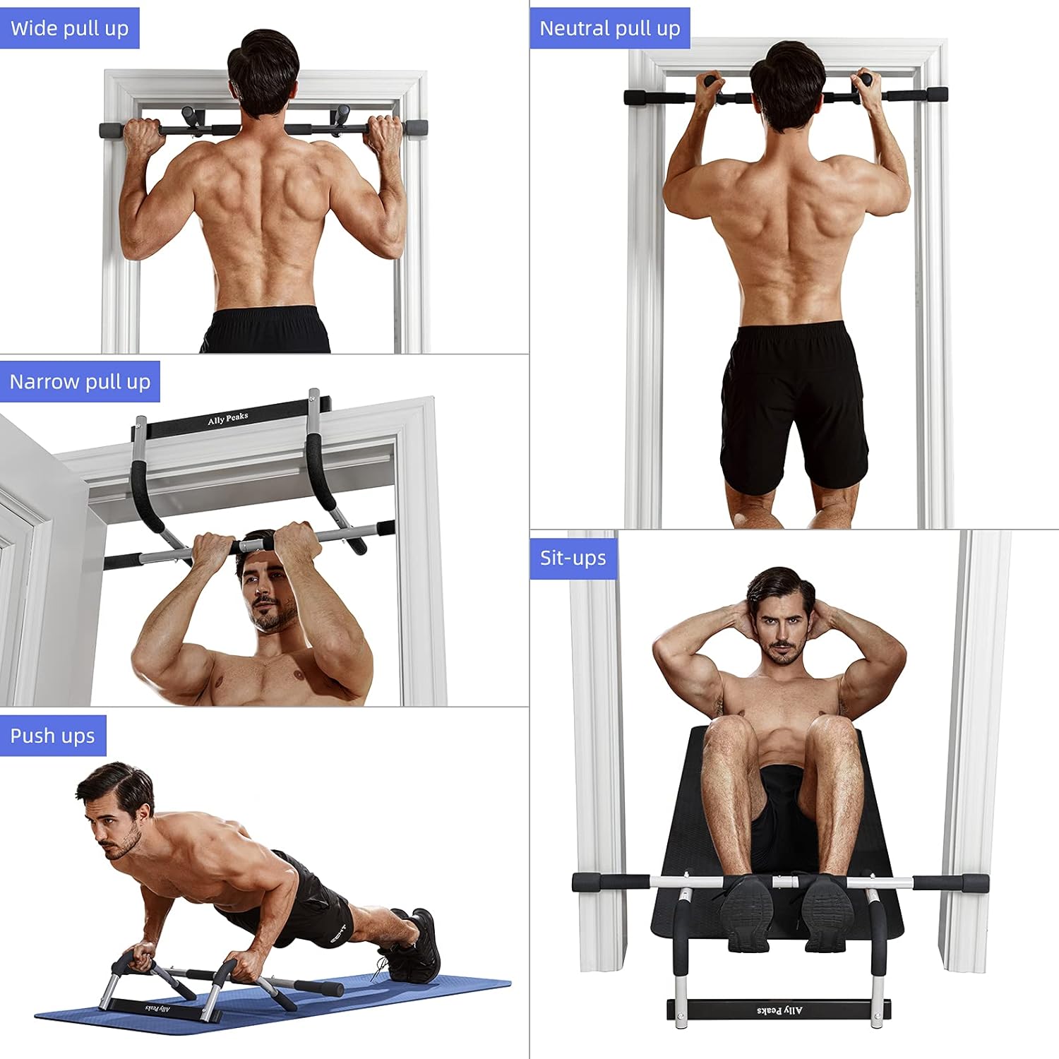 سميكة الصلب سحب بار المدخل متع - مراجعة Chin Bar Doorway وسعره