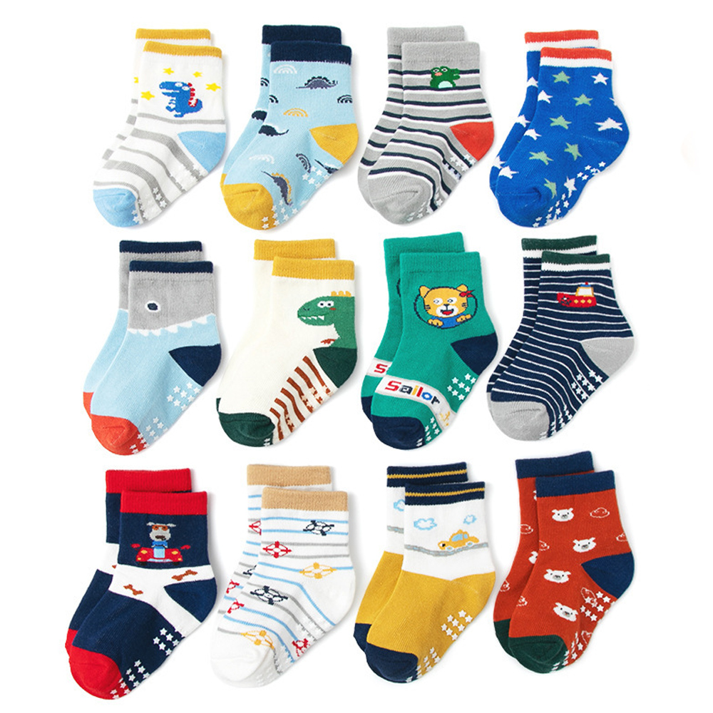 1/6/12 أزواج من جوارب الأطفال  - مراجعة Trampoline Park Sock وسعره