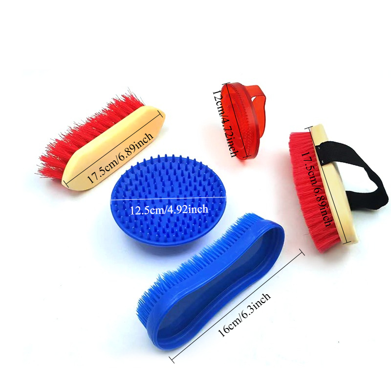 مجموعة فرش تنظيف الخيول، أدوات - مراجعة Grooming Kit Horse وسعره