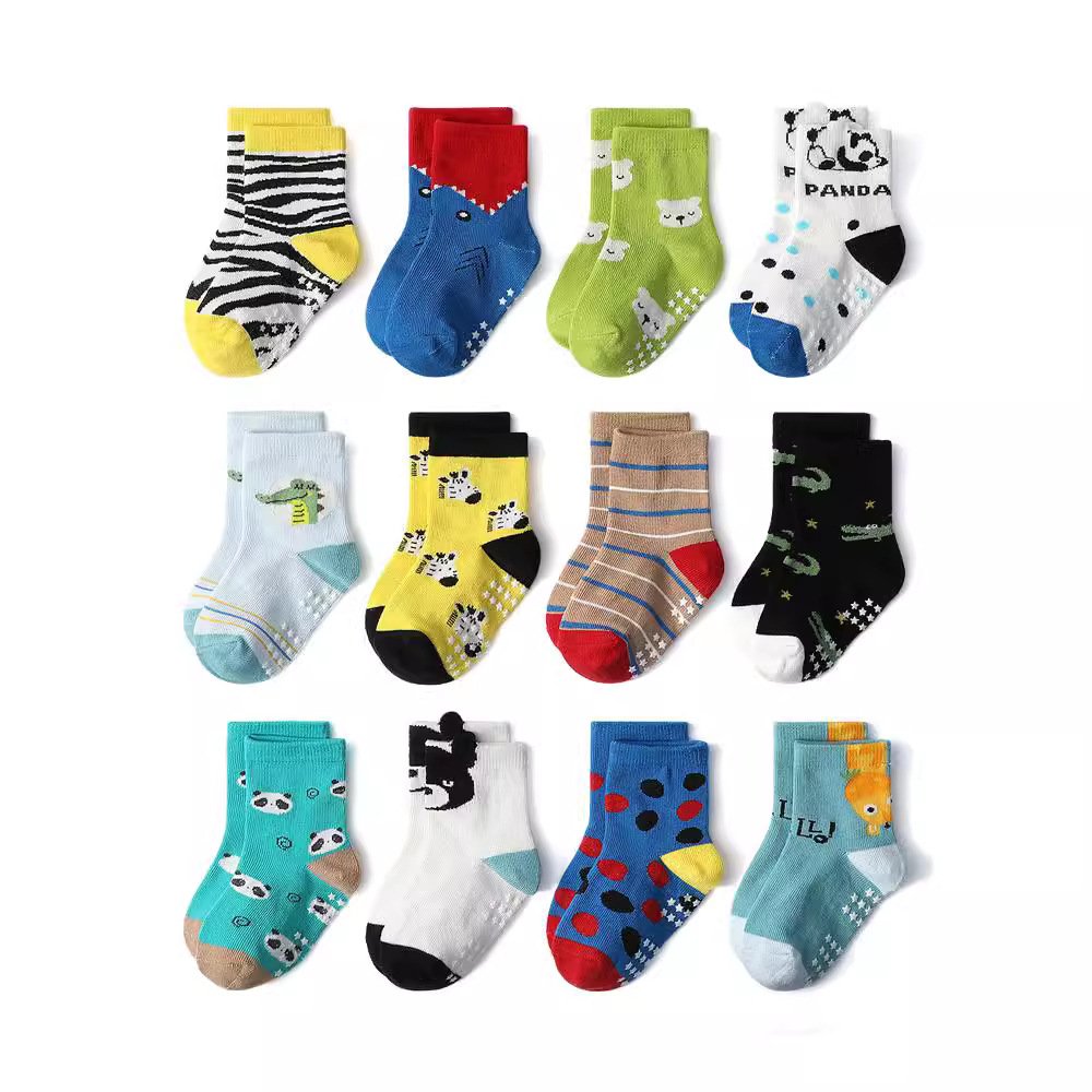 1/3/6/9/12 أزواج الاطفال الجوا - مراجعة Trampoline Park Sock وسعره