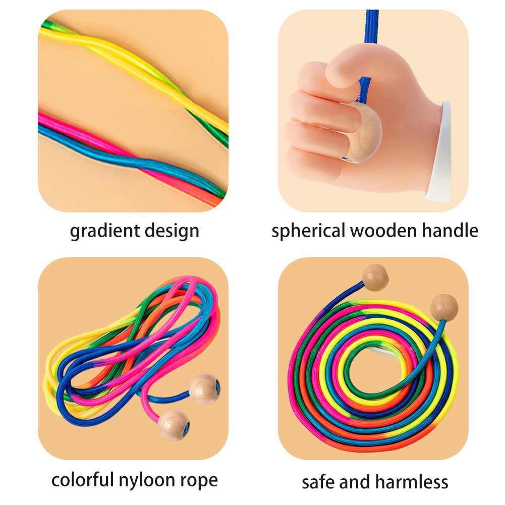 حبل قفز طويل قوس قزح بطول 5 مت - مراجعة Speed Skipping Rope وسعره