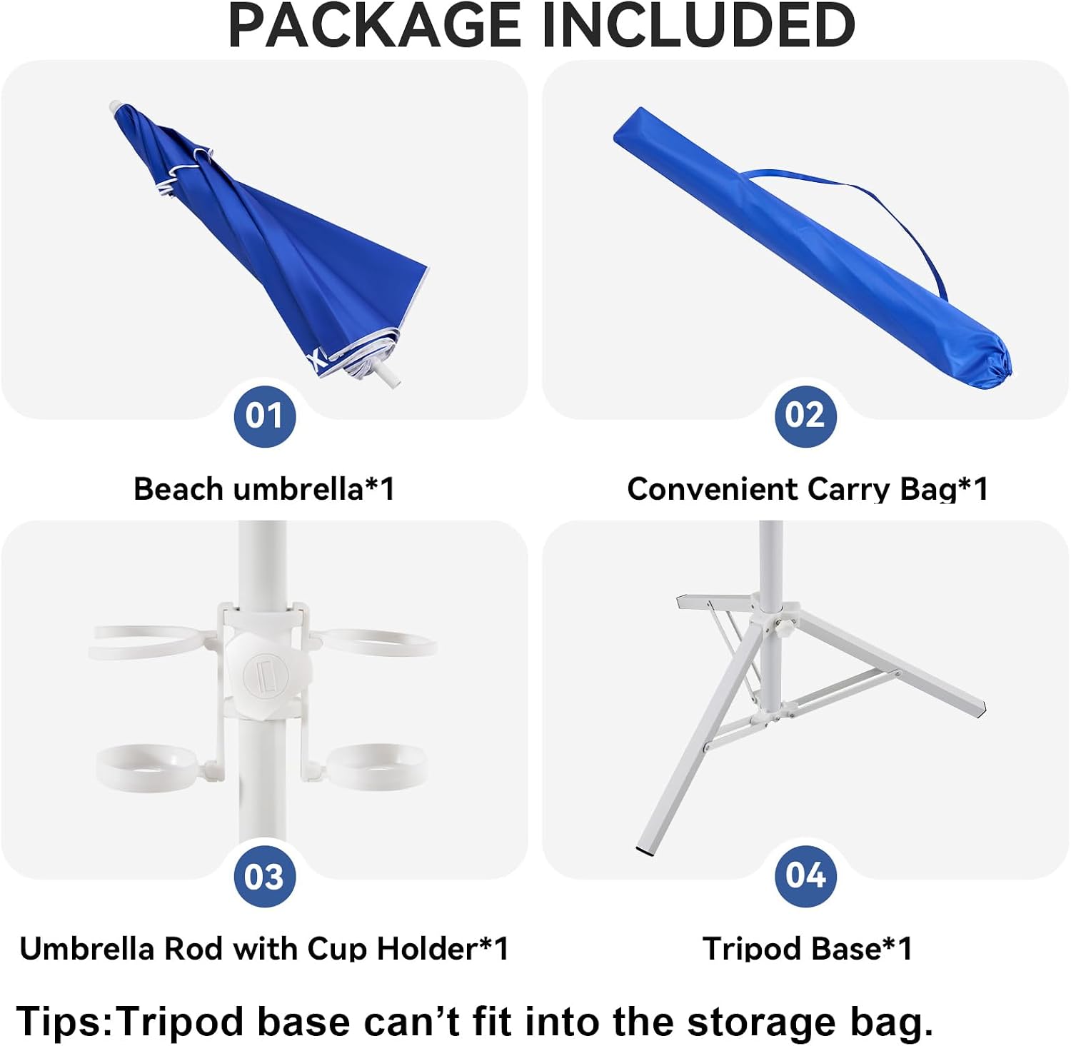 مظلة محمولة بطول 6.5 قدم مع حا - مراجعة Outdoor Sports Umbrella وسعره