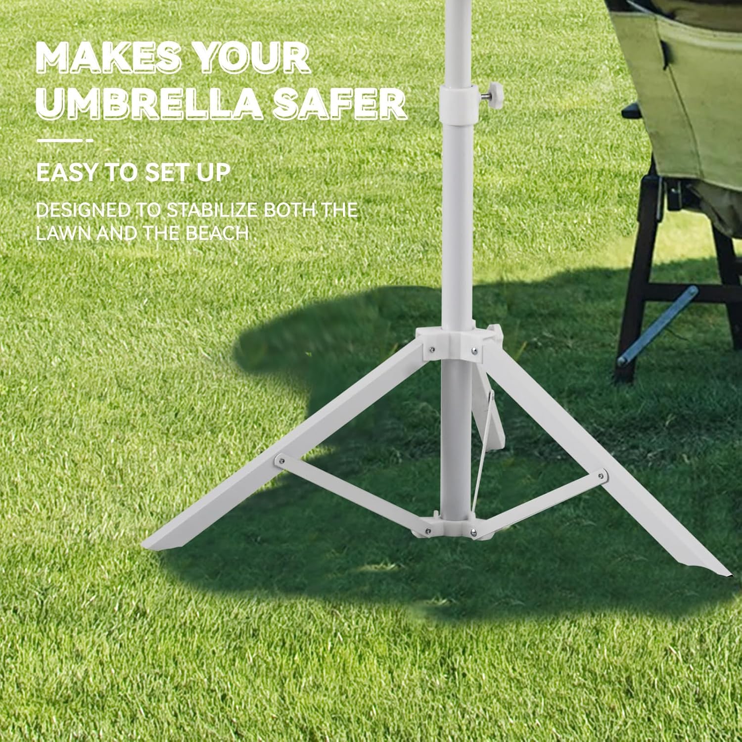 مظلة محمولة بطول 6.5 قدم مع حا - مراجعة Outdoor Sports Umbrella وسعره